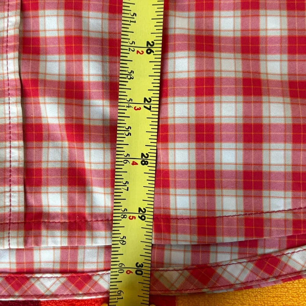 Stio Red and White Plaid Shirt - Picture 7 of 8